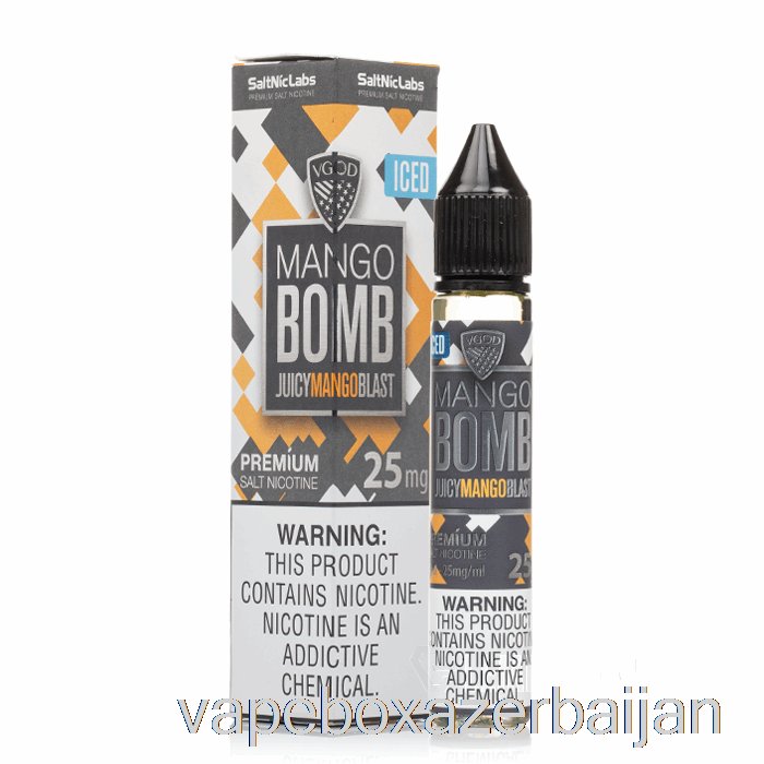 Vape Baku Iced Mango Bomb - VGOD Salts - 30mL 50mg